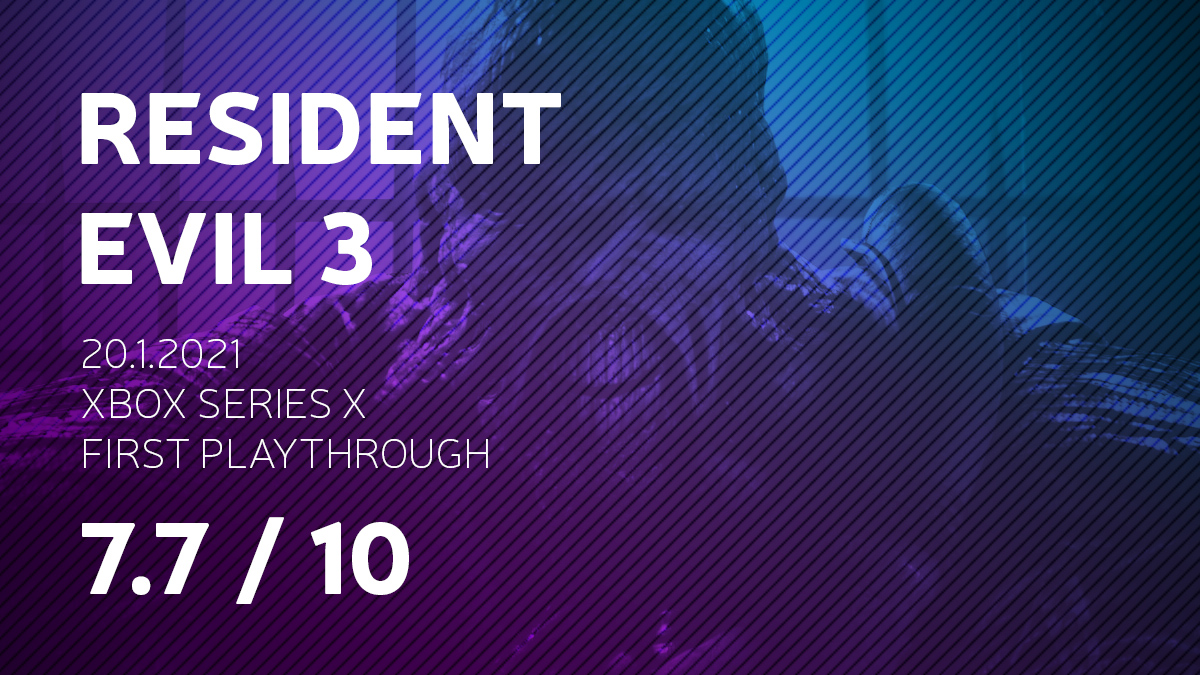 RESIDENT EVIL 3 REMAKEWhile not one of my favorites in the series, it was still engaging enough to keep me glued to the TV until I was done with it. A bit short, action filled experience, but lacking on puzzles. Jill is a waifu. I still don't believe Nemesis is dead.