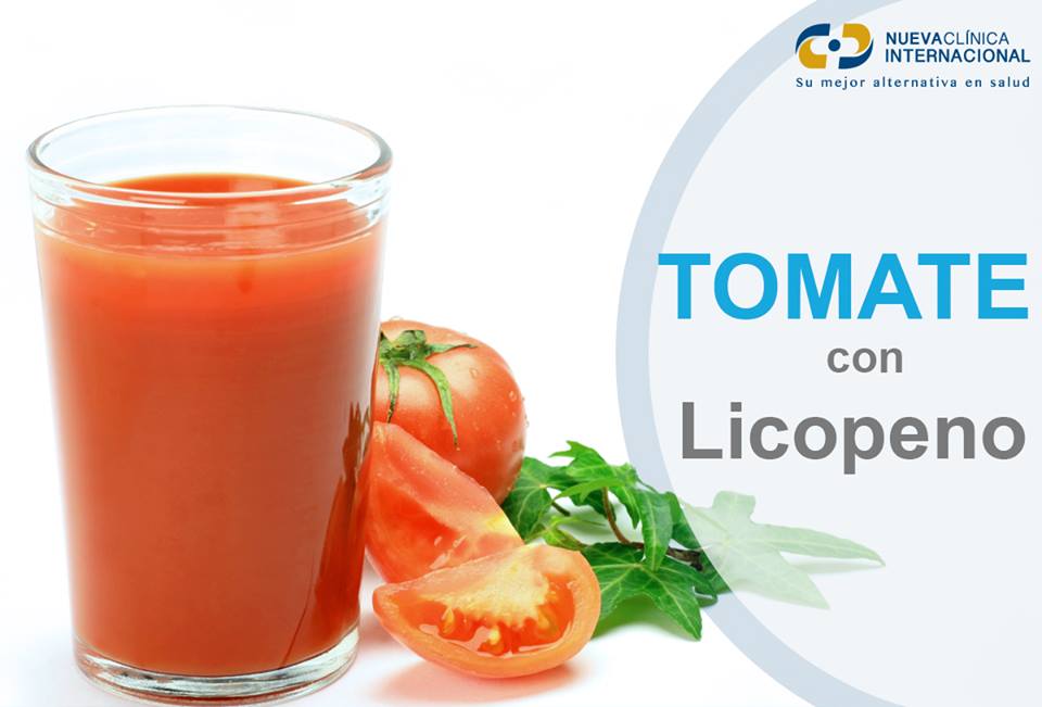 NUEVACLINICAIN1's tweet photo. Entre los valores nutritivos que posee el jugo de tomate se encuentra el licopeno, sustancia que tiene propiedades anti-cancerígenas y actúa previniendo esta enfermedad.
#estamosparacuidarte #ClinicaInternacional #bienestar https://t.co/61pzMvTRdJ