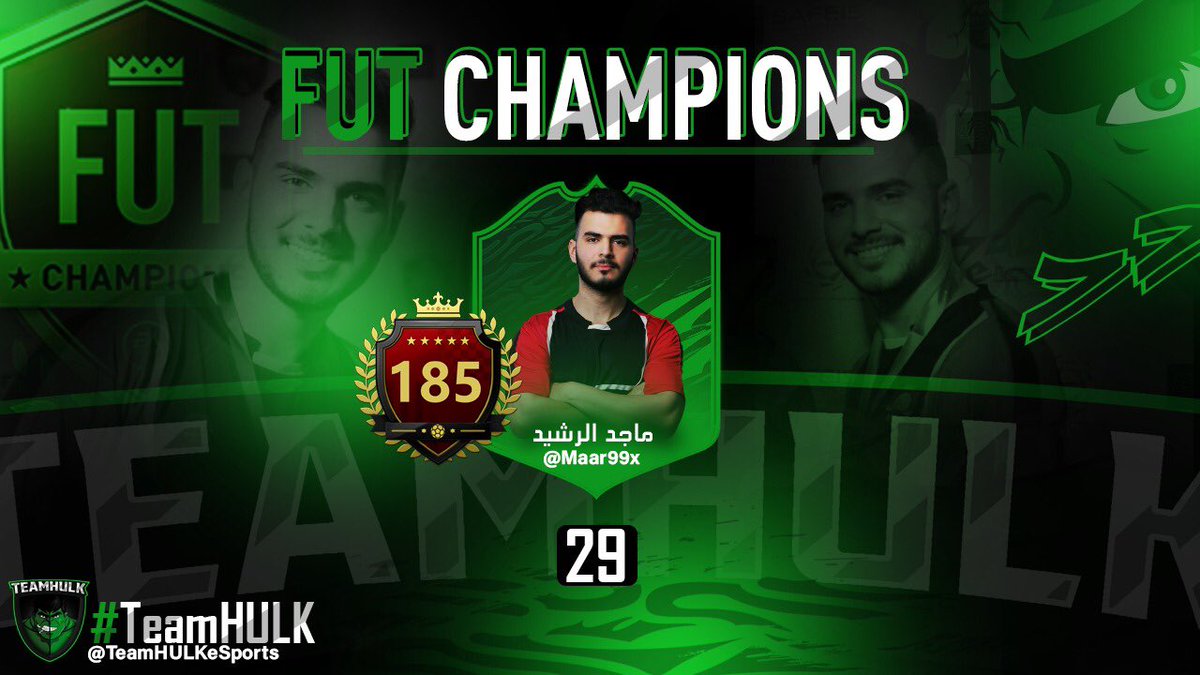 RaptorsGamingSA's tweet photo. اسبوع ساحر وليس بغريب من ماجد الرشيد @Maar99x ب٢٩ فوز ومركز ١٨٥ عالمياً في هذا الأسبوع من الفت 🔥💚

#FUTChampions https://t.co/cGFZRglond