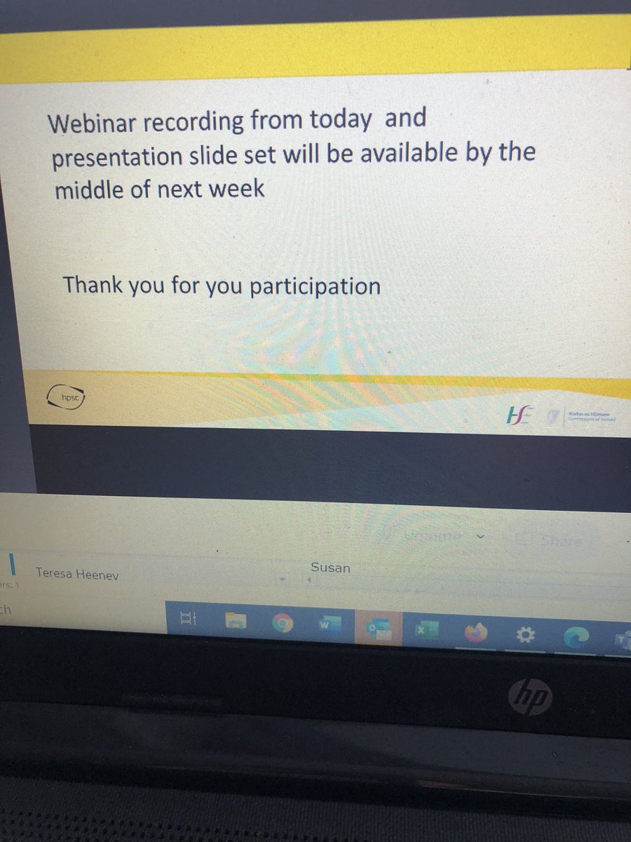 TeresaHeeney's tweet photo. 3000 people on an excellent #earlyyears webinar this afternoon by @HSELive and @hpscireland. Childcare and Early years well and truly open. @dcediy #pods #runnynoses #singing #COVID19 #stayingsafe #risk https://t.co/gtF7Va2725