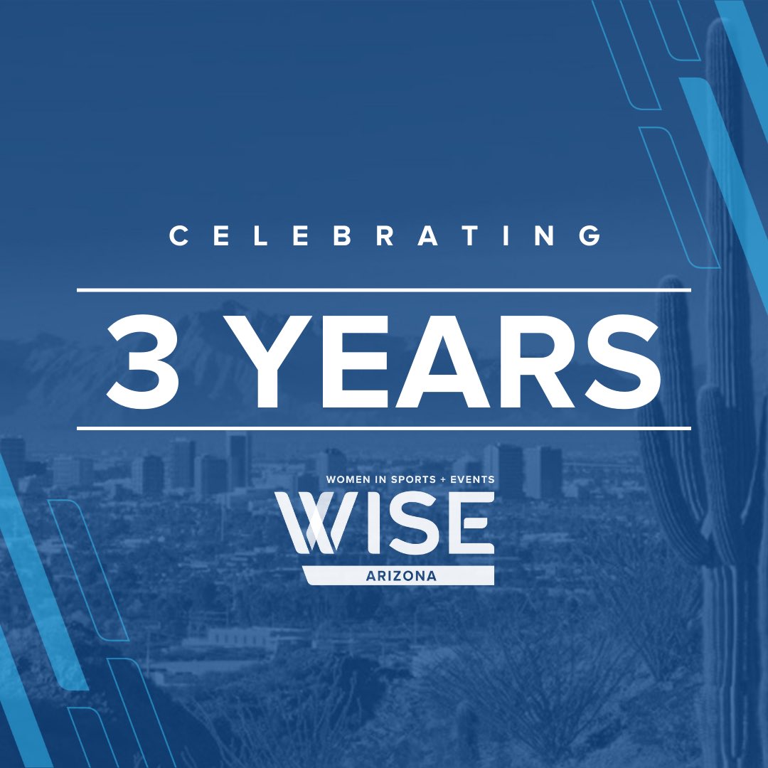 Wise_Arizona's tweet photo. Cheers to 3 Years, WISE Arizona! π₯
Time flies when you're having fun! Join us in celebration and share your WISE Arizona highlights with your colleagues!
#WISEWorks #WISEaz #WomenInSports #WomenInEvents #WISEazAnniversary #Cheers2ThreeYears #WomeninSportsandEvents https://t.co/mh0OOn15ZP