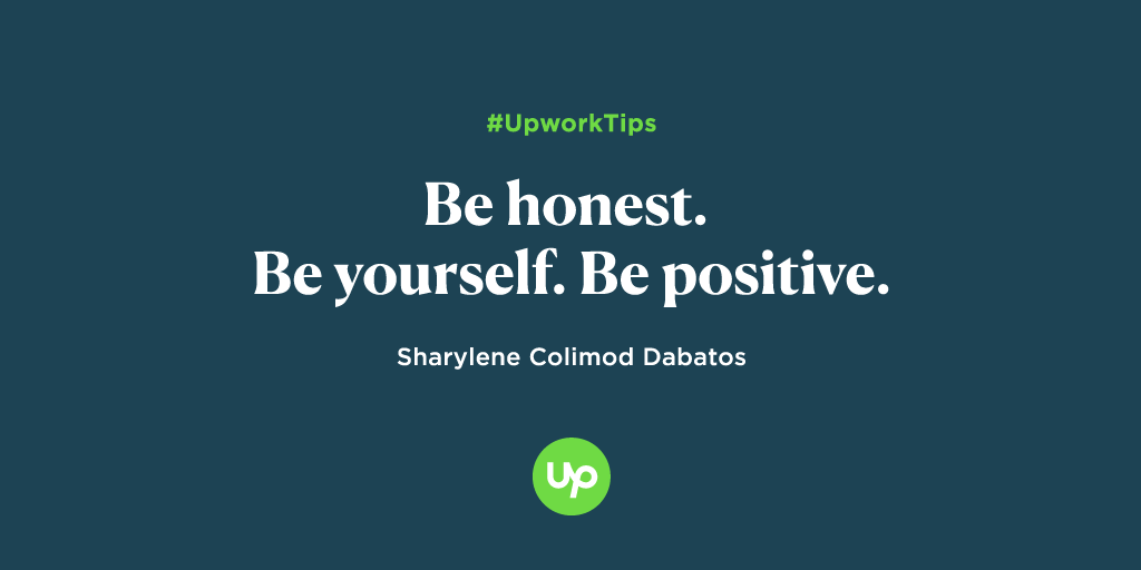 Upwork tweet media