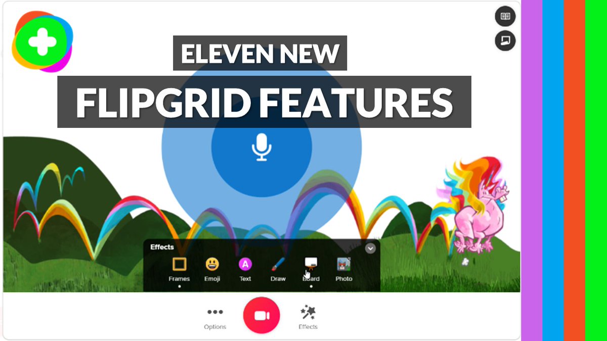 "11 New Flipgrid Features" - my new tutorial video on all the latest @Flipgrid updates 💚 Tons of great stuff to check out for both students and educators 🎉

YouTube 📺 youtube.com/watch?v=er8Pvv…

#edtech #MIEExpert #FlipgridforAll