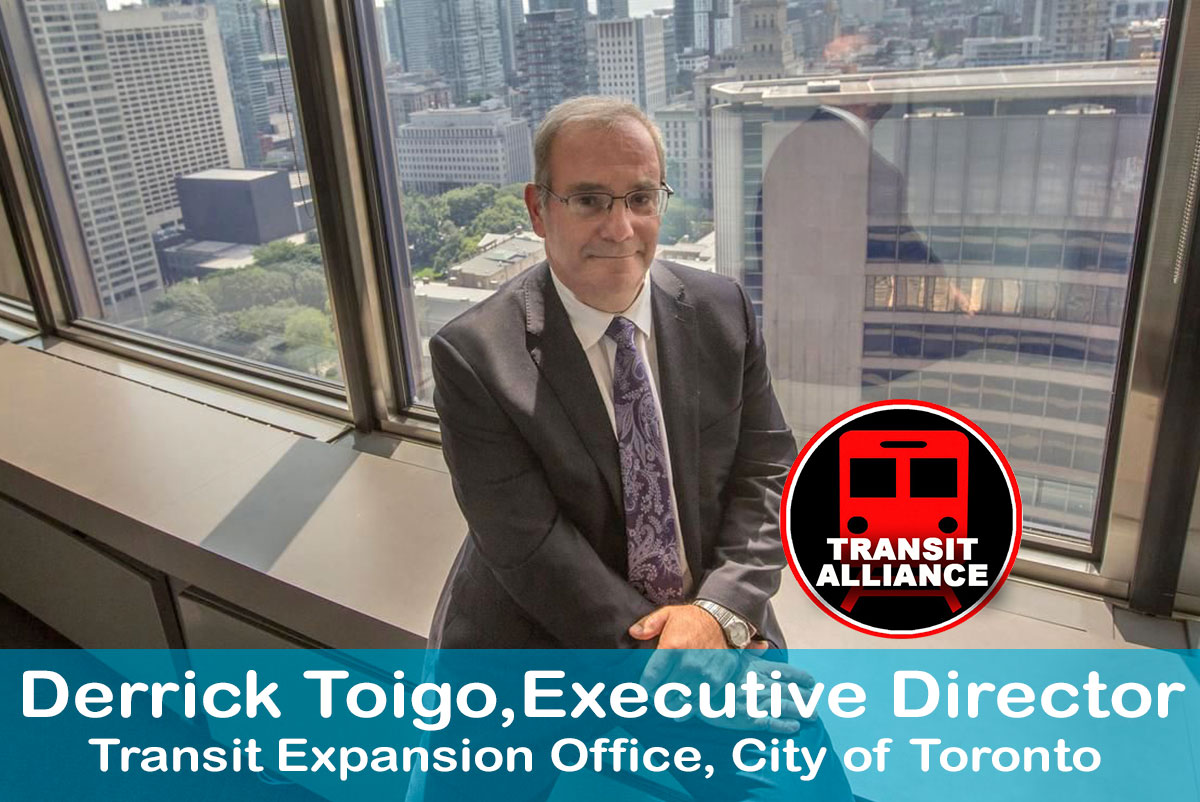 TransitAlly's tweet photo. It is happening TODAY! We have a pleasure to invite you to online Zoom meeting: Transit Alliance with Derrick Toigo, Executive Director, Transit Expansion Office, City of Toronto. Details and registration: https://t.co/XH1cg7jAcx... https://t.co/cDkq3aHCLj