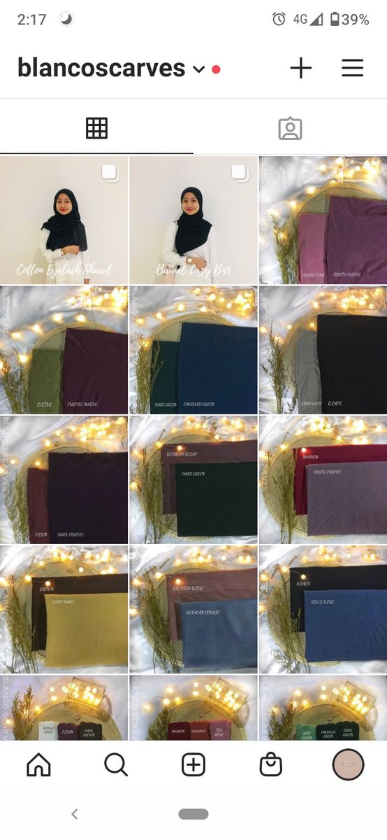 2nd, Igshop saya yang terulung!blancoscarveskorang memang kene try! material kain dia, fuhh selesa amat. jemput tambahkan koleksi tudung korang .  https://instagram.com/blancoscarves?igshid=1fa4bqds5ypsl