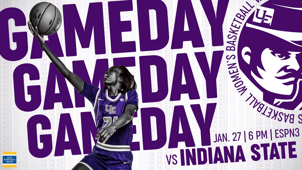 GAME DAY!
🆚 Indiana State
⏰ 6 PM
💻 https://t.co/OdWmKcOerH (ESPN3)
📱https://t.co/K85YzT2eqK
🏀 #ForTheAces https://t.co/iDOMkhhpK4