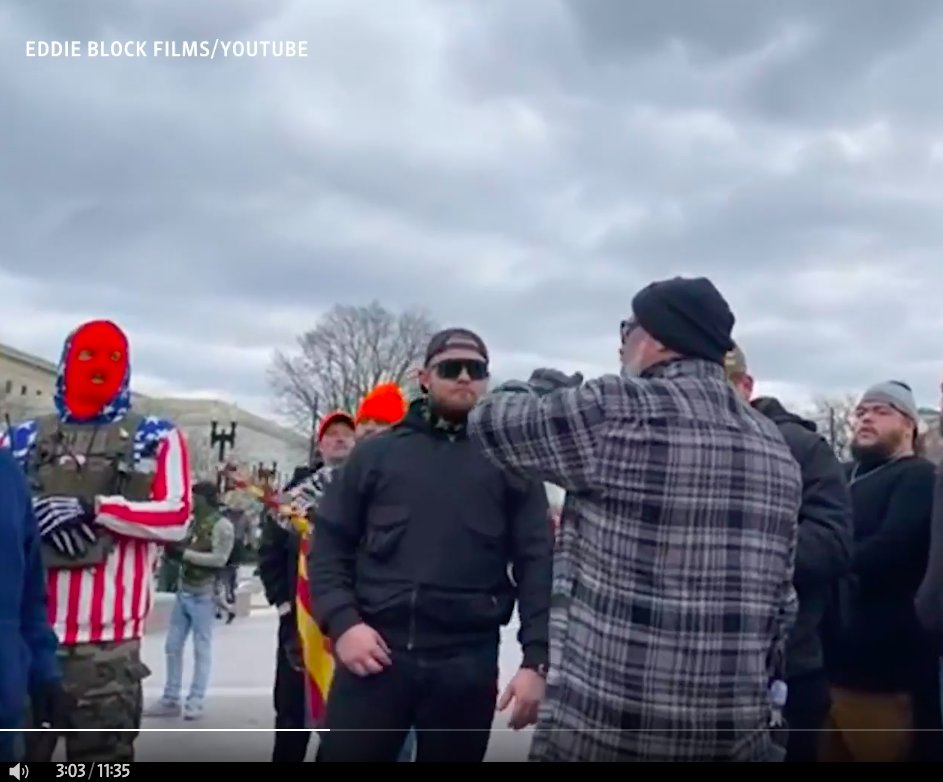 In the incriminating  #WSJ video about  #ProudBoys at the  #Capitol on  #Jan6, we see how the violent far-right group were at key points of entry during the stormingLook who we see in the crowd shots: Edgar "Remy Del Toro" Gonzalez of  #Chicago PBsVid:  https://www.wsj.com/video/video-investigation-proud-boys-were-key-instigators-in-capitol-riot/37B883B6-9B19-400F-8036-15DE4EA8A015.html