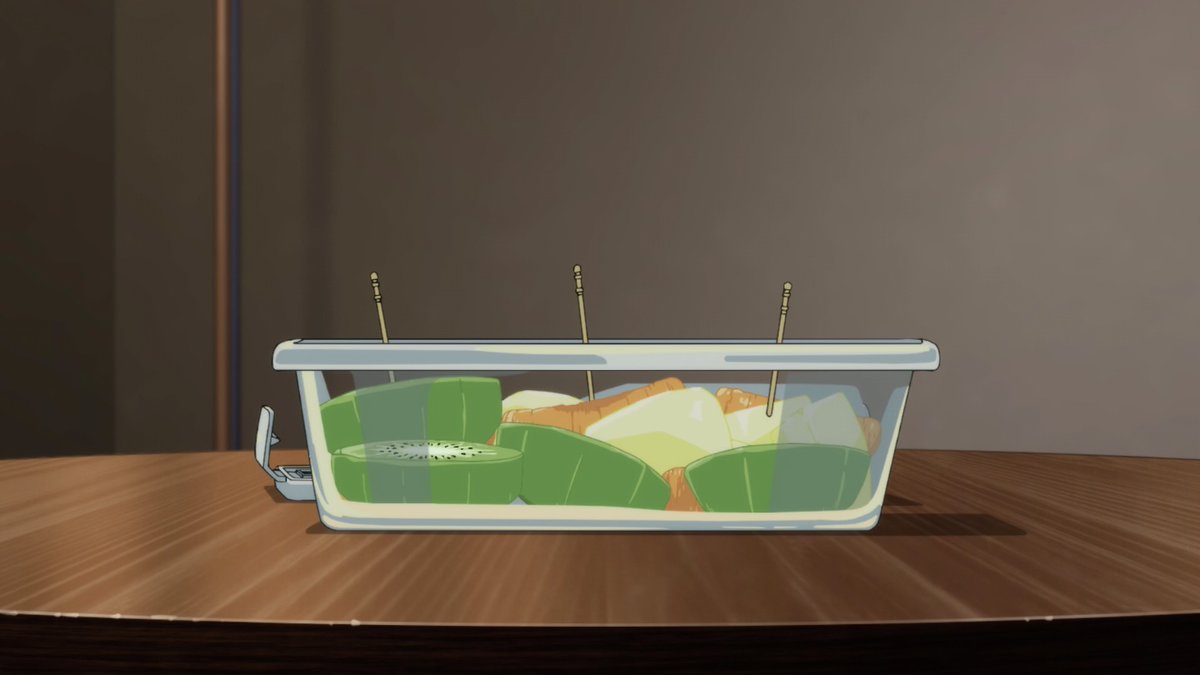 Rewatched Wonder Egg Priority Episode 3 for a third time, and I feel the need to talk about this moment in particular, because good god, the visual storytelling and symbolism here is so nice for such a minor scene.Warning, this will be a long thread: