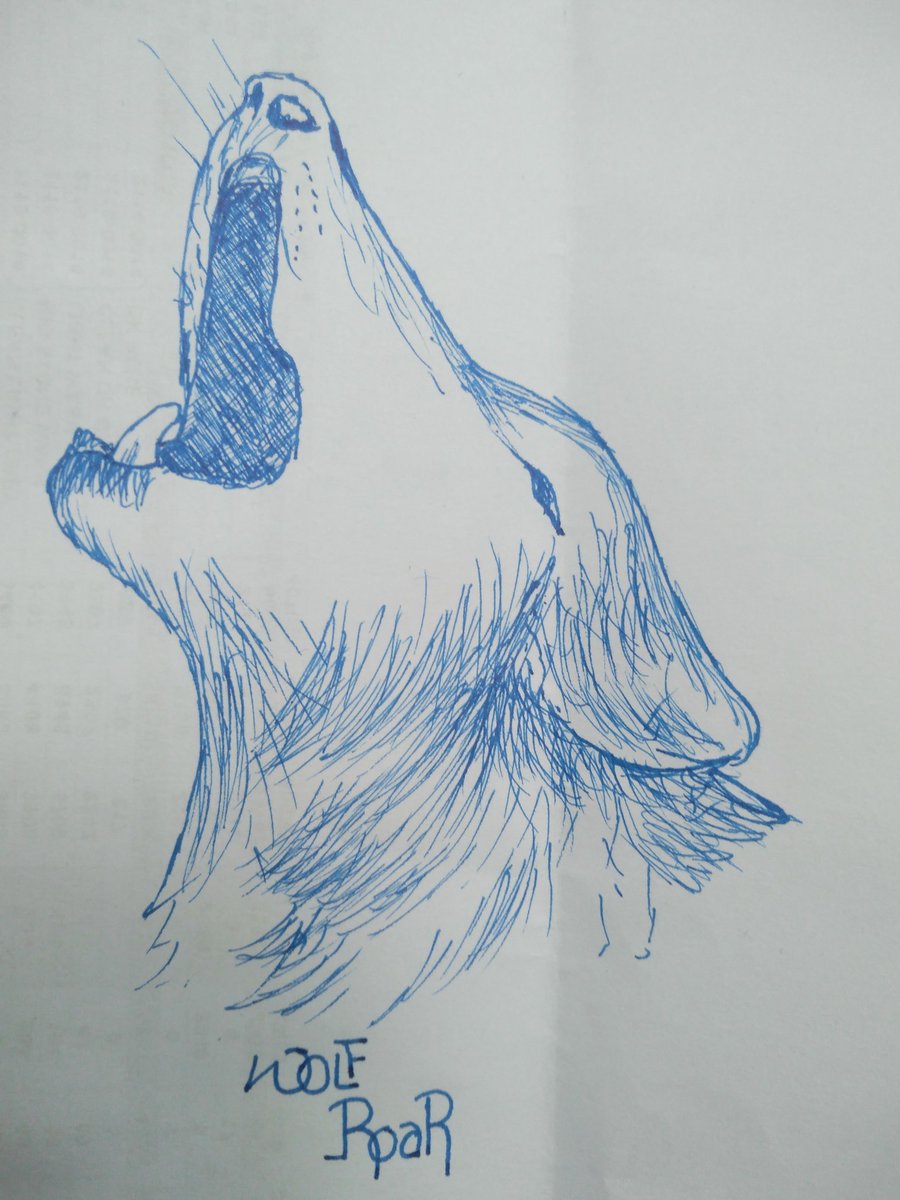 Graphtum's tweet photo. #wolfroar
#wolf
#wolfdrawing
#timepasss
#drawing
#pencilsketch
#sketching
#graphtumdesigns
#Graphtum
#signofbravery
#logo
#logodesigner https://t.co/jpiJCIbFbY