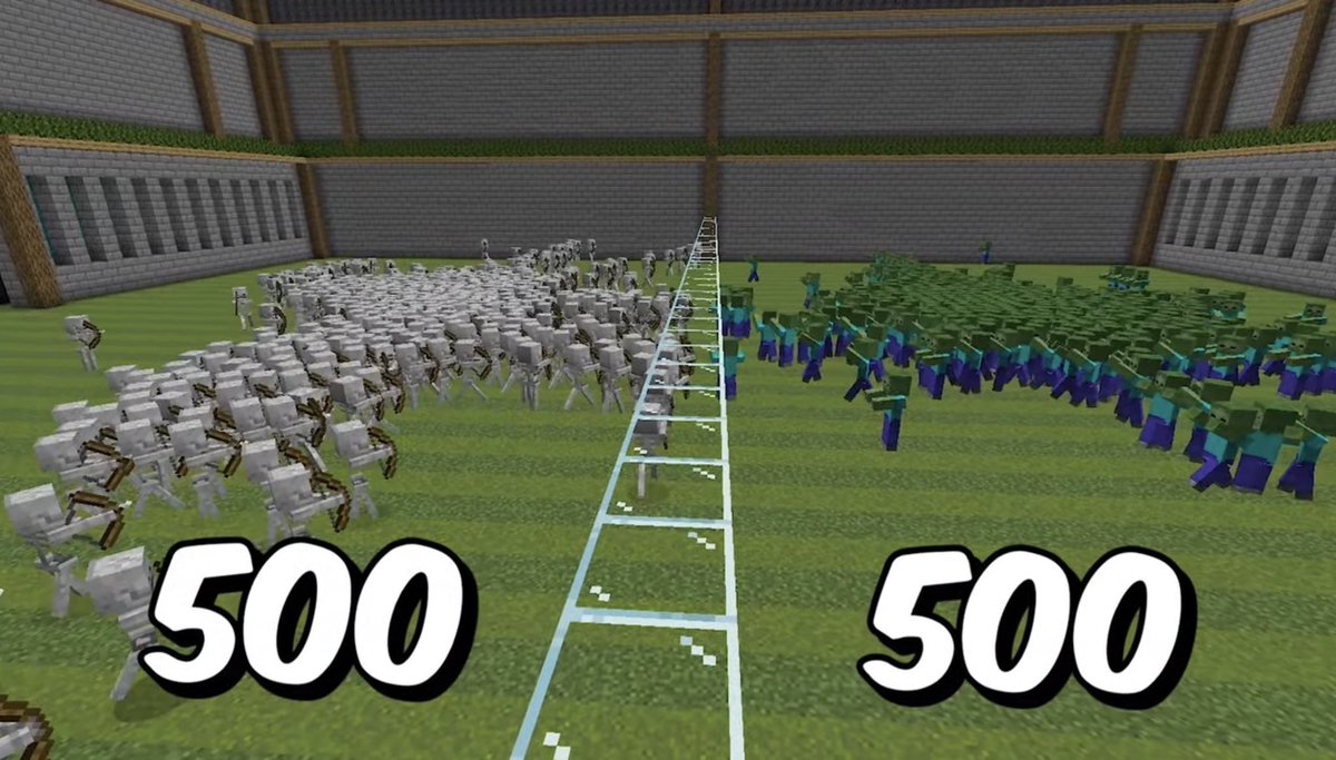 MrBeastGamingg's tweet photo. 1000 Zombies vs Mutant Enderman! Link in Bio @MrBeastGaming_
Follow Real @MrBeastYT
#mrbeast #mrbeastgaming6000 #mrbeastgaming #investinbeast #shopmrbeast #chandlerhallow #christhememegod #karljacobs #minecraft #minecraftmemes #zombie https://t.co/Szn1oMJTPZ