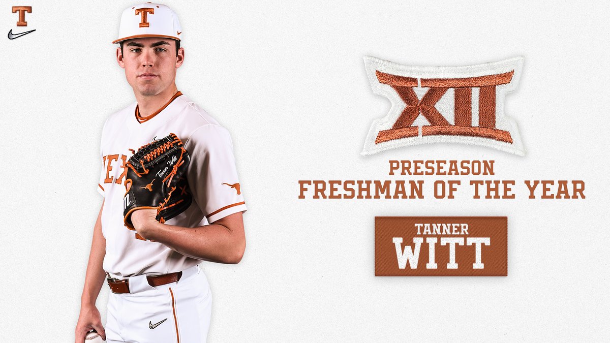 TexasBaseball's tweet photo. Quite a quartet!
@tymadden32, @MikeAntico, @wittnesstwitty & @AustinTodd44 landed Preseason All-@Big12Conference honors.
#HookEm ๐ค | https://t.co/0ADAObUEEk https://t.co/8GAbxXYSJB