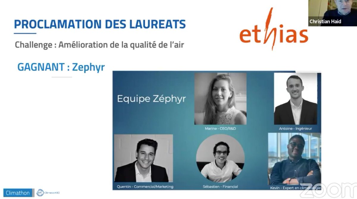 1 des choses que j'aime le + en entrepreneuriat, les gens que je rencontre. J'apprécie partager &amp; discuter des retours du terrain, ajd avec <a href="/EthiasFR/">Ethias FR</a> pr faire le point &amp; garder le contact après son 1er prix du Jury du <a href="/GlobalClimathon/">Climathon 🌍</a> #Liège du @Venturelab_be adjugé à Zéphyr 🙏🚴