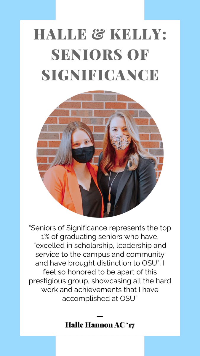 OKLAHOMA STATE SENIORS OF SIGNIFICANCE!!! 💎🦋💫🤩
Kelly, Halle, and Ashley we are so proud of you all and cannot wait to see what you achieve next!!
