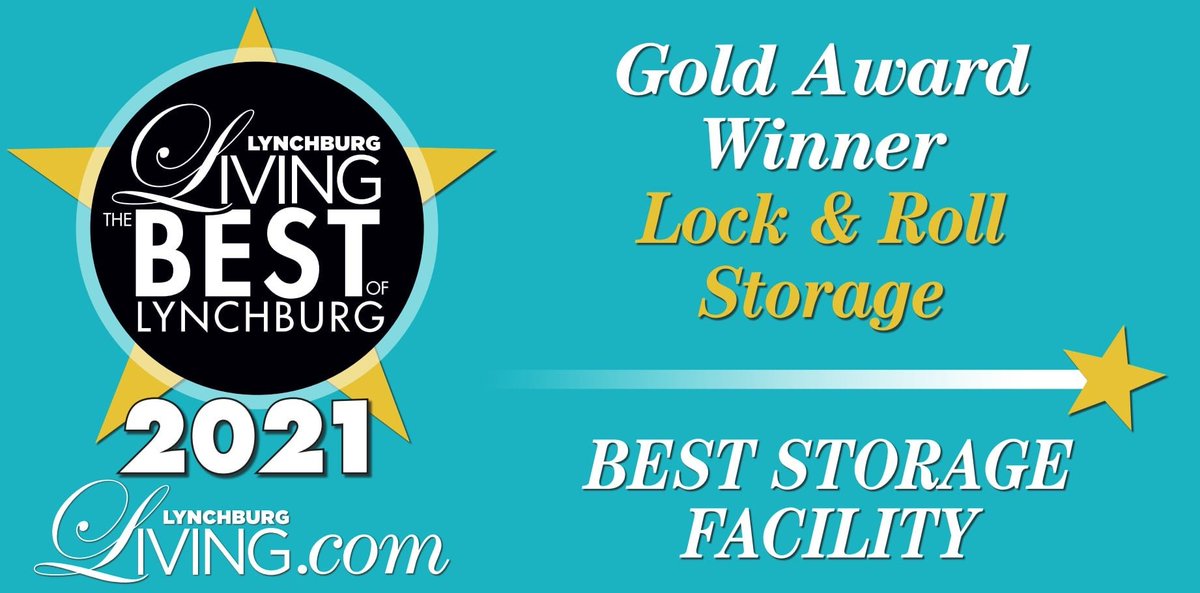 Lockrollforest's tweet image. So excited to announce that we have been named the BEST storage facility by Lynchburg Living!