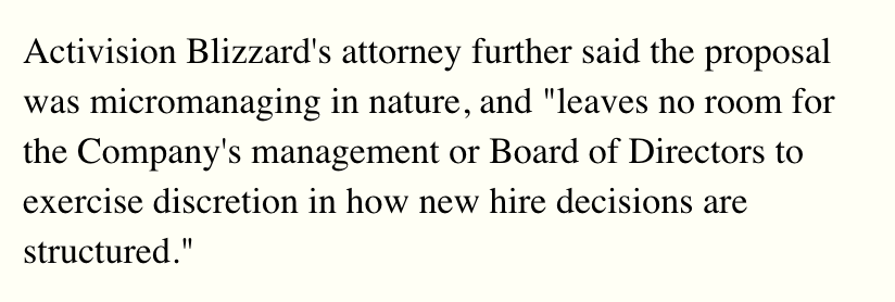 "We won't do it on our own, and asking us to even *discuss* it is 'micromanaging'."cool, cool, very normal, very rational, very honest