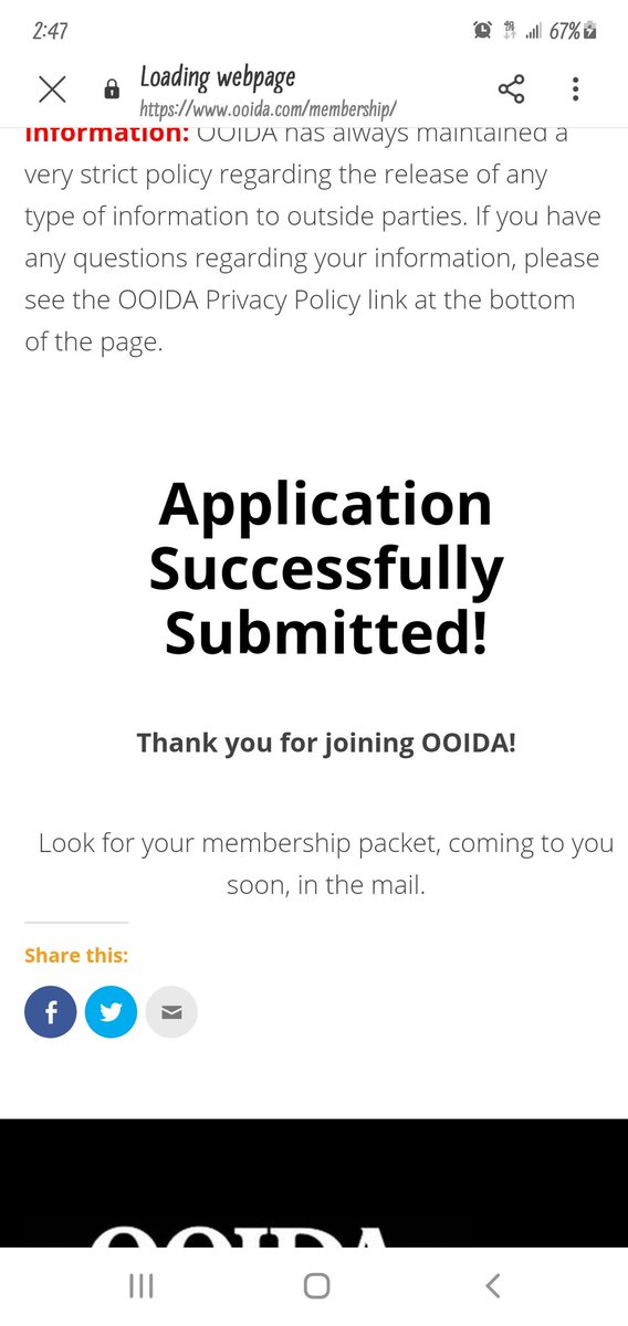 taylorbilt's tweet photo. Man of my word....Joined @OOIDA & looking forward to watching them work with @PeteButtigieg to repair the flaws in our industry!! You can become a member too.... #TogetherWeAreStronger #TruckersMoveAmerica #NoELD #OOIDA https://t.co/DdMJqck48e