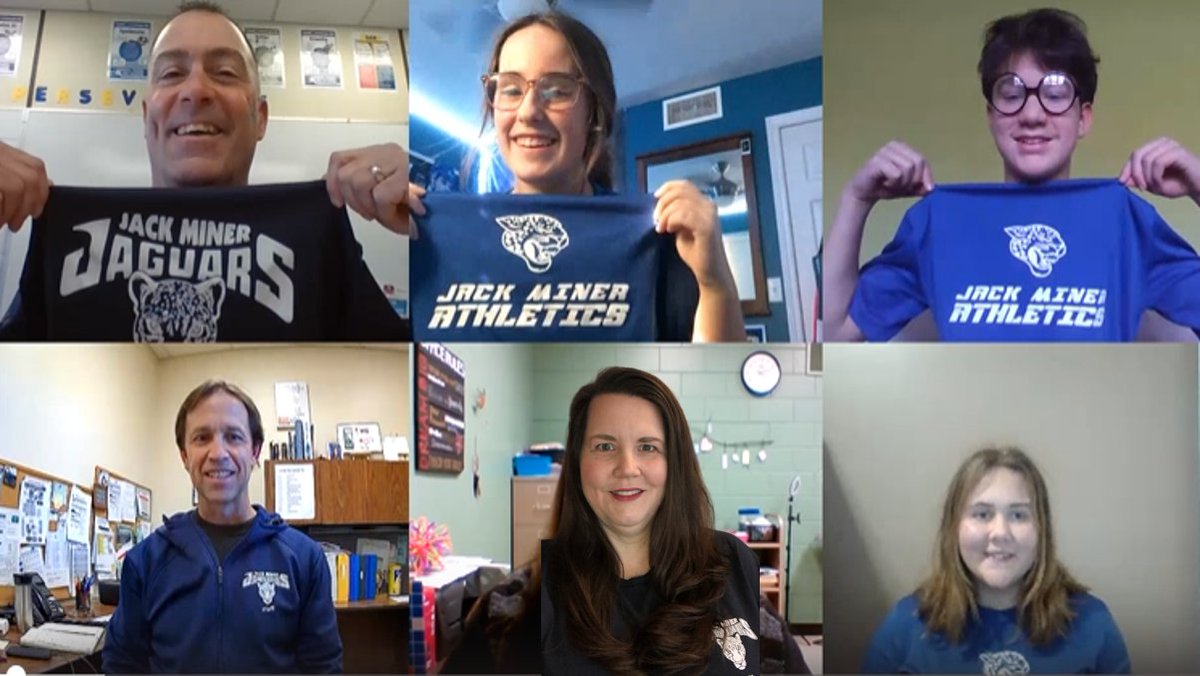 Don't forget that tomorrow is our first SPIRIT DAY of 2021!  Let's wear our Jaguar Gear 🐾, School Colours, 💛💙, or House Colours 📙📘📗📕!  GO JAGS!  Remember to post a photo on School Talk so you can be included in our SPIRIT DAY VIDEO!