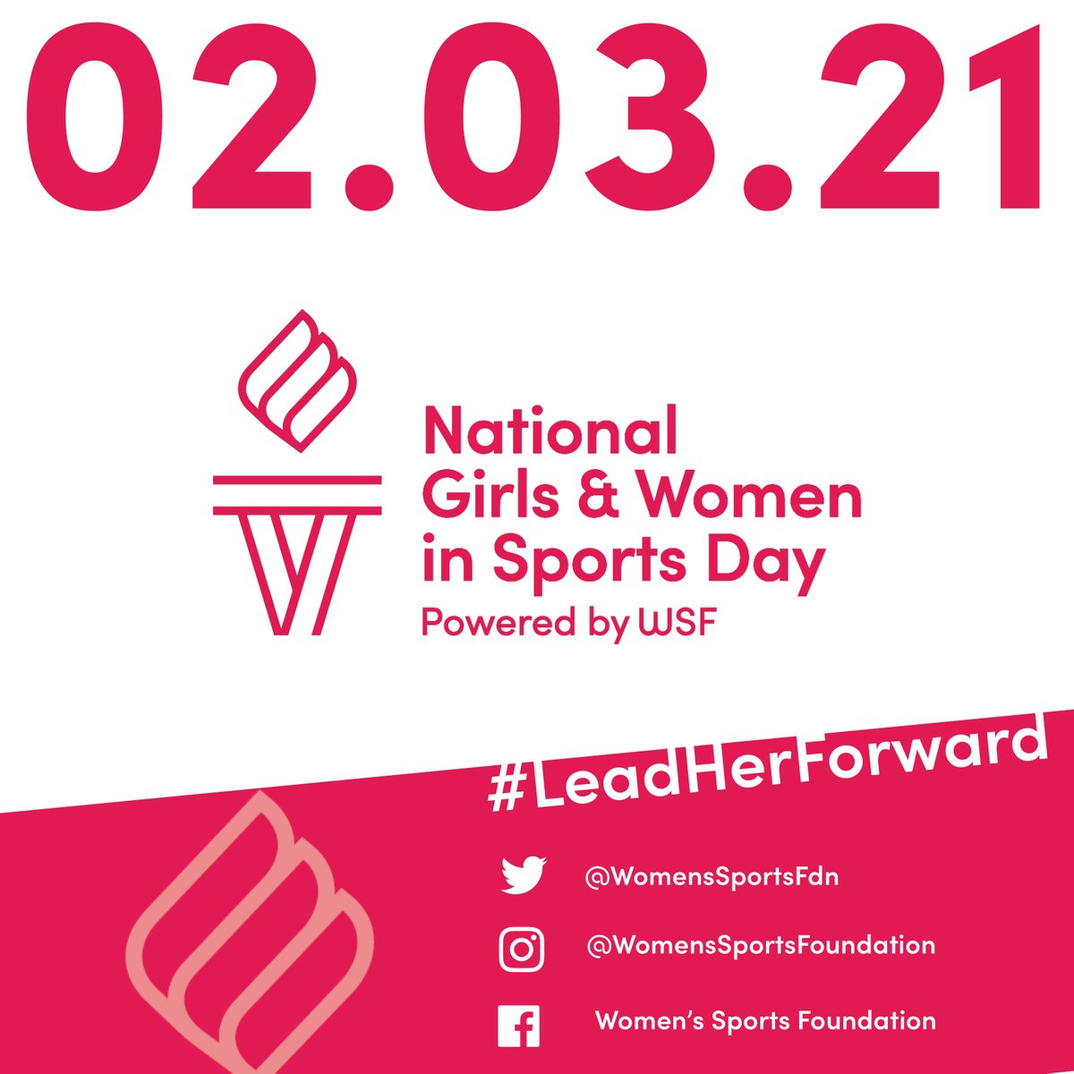 Calling all girls! Join the @WomensSportsFdn for the 2021 Girls Fest on #NGWSD!  
 
Hosted by @LaChinaRobinson, @phaidraknight and @teampersley, the celebration will take place Feb. 3 at 4 pm ET on WSF's YouTube channel! #LeadHerForward @stkateswildcats 

youtube.com/results?search…