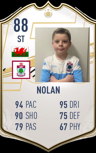 Ste_Nolan_'s tweet photo. Reece enjoying @tomallman1993 Zoom session for @ColwynBayFC Academy tonight, worked them all hard and we had a great turn out! And Reece’s homework to make his own @EASPORTSFIFA #ultimateteam card with stats he chose himself 👌🏻⚽️ https://t.co/wgrZJA8S27
