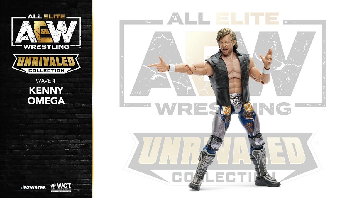 <a href="/KennyOmegamanX/">Kenny Omega</a> <a href="/AEW/">All Elite Wrestling</a> series 4! 
<a href="/Jazwares/">Jazwares</a> <a href="/GM_Toy_Dork/">Gregory Mitchell</a>