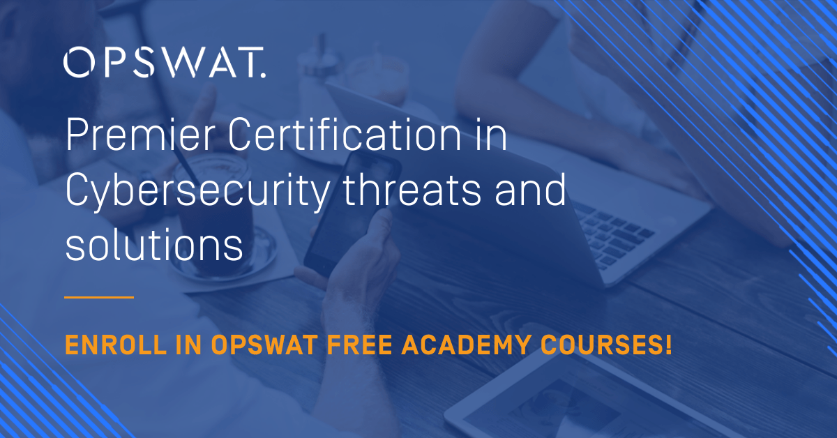 OPSWAT's tweet photo. CIP Training | Check out the OPSWAT #Academy to expand your #cybersecurity knowledge. Learn the importance of critical infrastructure protection and earn a professional #certification. Register today: https://t.co/msh3IFcC4h #CIPtraining #cybersecuritycourses https://t.co/dnxcPOO4if