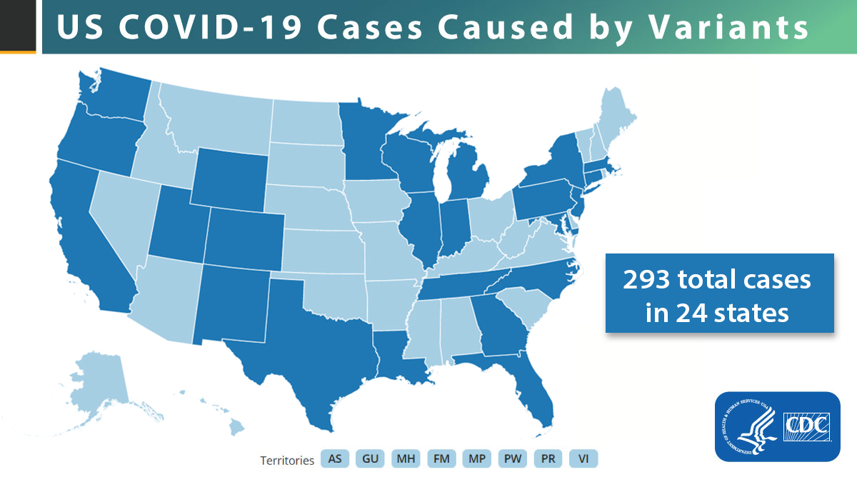 COVID-19: Mu Variant Detected in 47 US States and DC