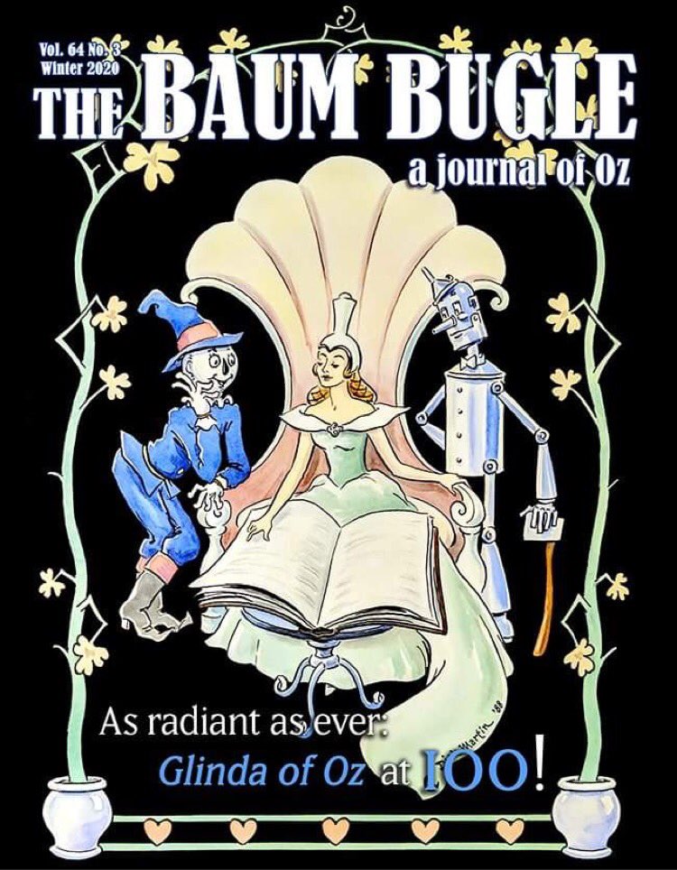 Excited for the Winter ‘20 issue of The Baum Bugle? We’re celebrating GLINDA OF OZ at 100 and more! #ozclub #baumbugle #thebaumbugle #oz #wizardofoz #thewizardofoz #glindathegoodwitch #glinda #glindaofoz #baum
