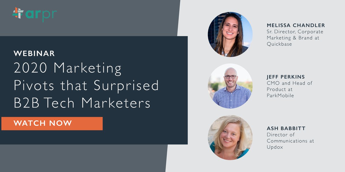 ashatabc's tweet photo. Last week, I sat down with @AR__PR and other tech marketers to share how @updox pivoted to navigate the impacts of COVID-19. Watch the webinar to see what worked and what didn't during the year of agility: https://t.co/M2NIRHXU3l https://t.co/JfbUP8aiVu