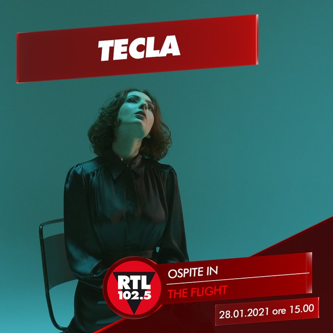 rtl1025's tweet photo. 📆 Domani, giovedì 28 gennaio 
⏰ Ore 15.00
📻 @TeclaOfficial ospite a The Flight 

https://t.co/iDld1y40ul https://t.co/KoaXZ5hrfL