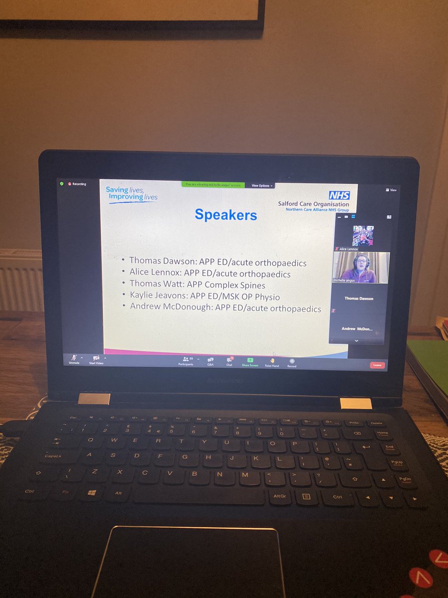And we are off! #webinar #cpd #advancedpractice <a href="/SalfordroyalAPP/">SRFT Advanced Practice Physiotherapists</a> @EDSRFT1