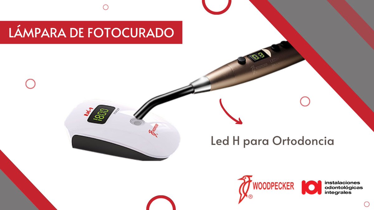IOISA2181's tweet photo. La Lámpara LED H para Ortodoncia posee 1800mw de potencia. Es un lámpara ligera y confiable en cualquier material. Tiene 3 modos de trabajo: normal, intermitente y rampa. Incluye 2 fibras ópticas y Radiómetro.

Adquiérala ahora mismo: https://t.co/zvTdw5KtlV https://t.co/nn5yqncA4Q