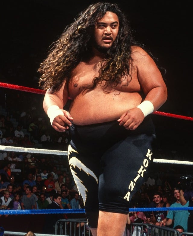 Mat Men Pro Wrestling Podcast  в Twitter: „A rare view of Yokozuna during  a dark match in WWE. He was wrestling as Kokina at the time Also, his  Hair is majestic. #