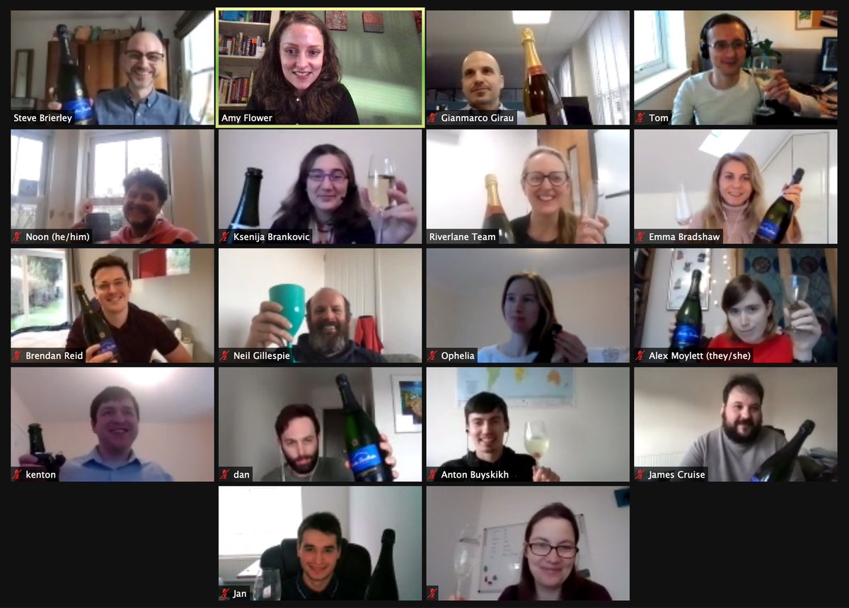 Time to celebrate! Not quite the same as we're not all together, but we couldn't let the news of raising Series A pass us by without a virtual cheers 🍾 🥂 We're so proud of the team and we're so excited for the next phase.
<a href="/DraperEsprit/">Draper Esprit</a> <a href="/AmadeusCapital/">Amadeus Capital Partners</a> <a href="/cic_vc/">Cambridge Innovation Capital</a> <a href="/UCamEnterprise/">Cambridge Enterprise</a>
