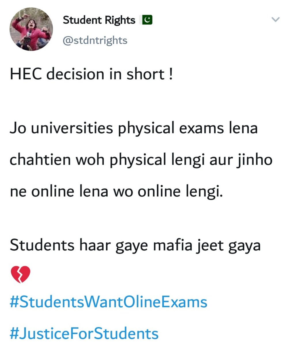 iamesharao's tweet photo. Don't let your future to spoil🙏🙏
#UCPiansWantJustice
#StudentsKoInsafDo 
#StudentsWantOnlineExams
@MaryamNSharif @ShahzadYunasPTI @ZakaWaqar @IqrarAry https://t.co/rxJFhbXfnr