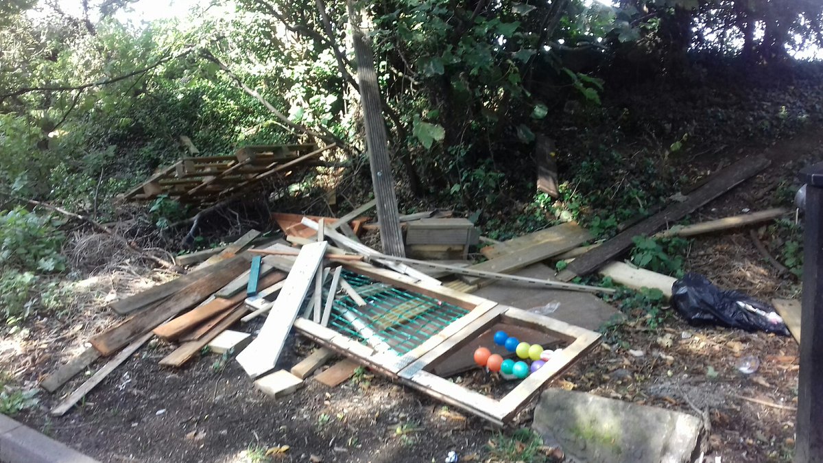 After complaints of this fly-tipping, and a thorough investigation, our officer had a clear idea of who the offender was.