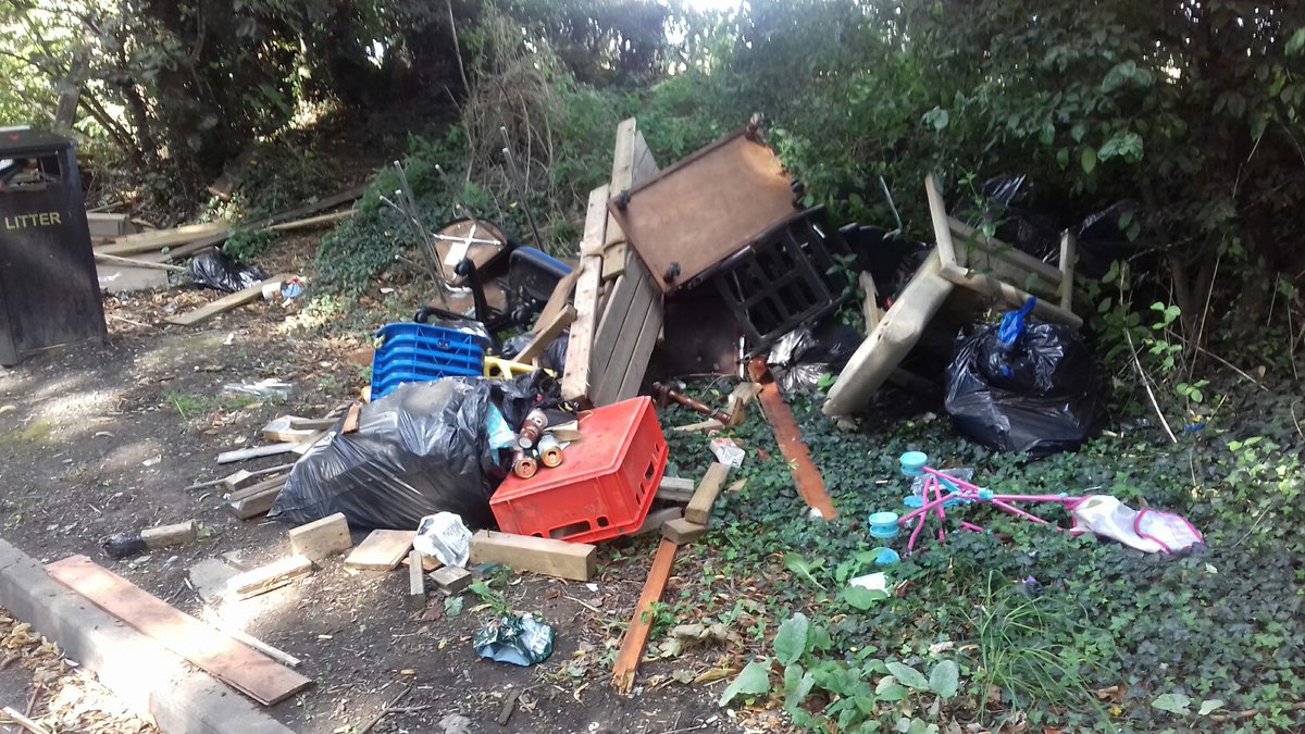 After complaints of this fly-tipping, and a thorough investigation, our officer had a clear idea of who the offender was.