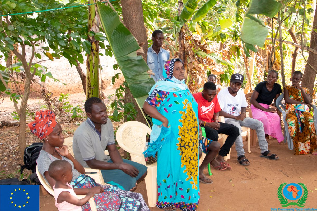 safecommunity4's tweet photo. Through support from @EUinKenya  today we conducted Gumzo Maskani at Mwamweni village in response to violent conflict that young people have inherited leading to the demise their peer.  #Inuka #TusemezaneVijana
@SFCG_Kenya @MUHURIkenya @Huria_KE https://t.co/P5XDouEA57