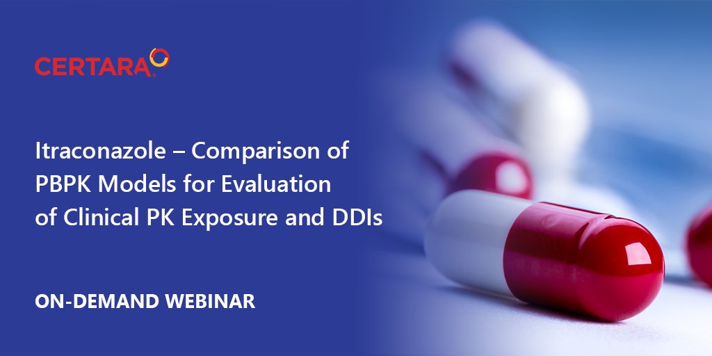 Certara's tweet photo. Watch this on-demand webinar to learn about the #PBPK models that are available in the #Simcyp Simulator and their predictive performance against several clinical PK and DDI studies. https://t.co/AlNWxAqgbw https://t.co/DGxLy0zDH4