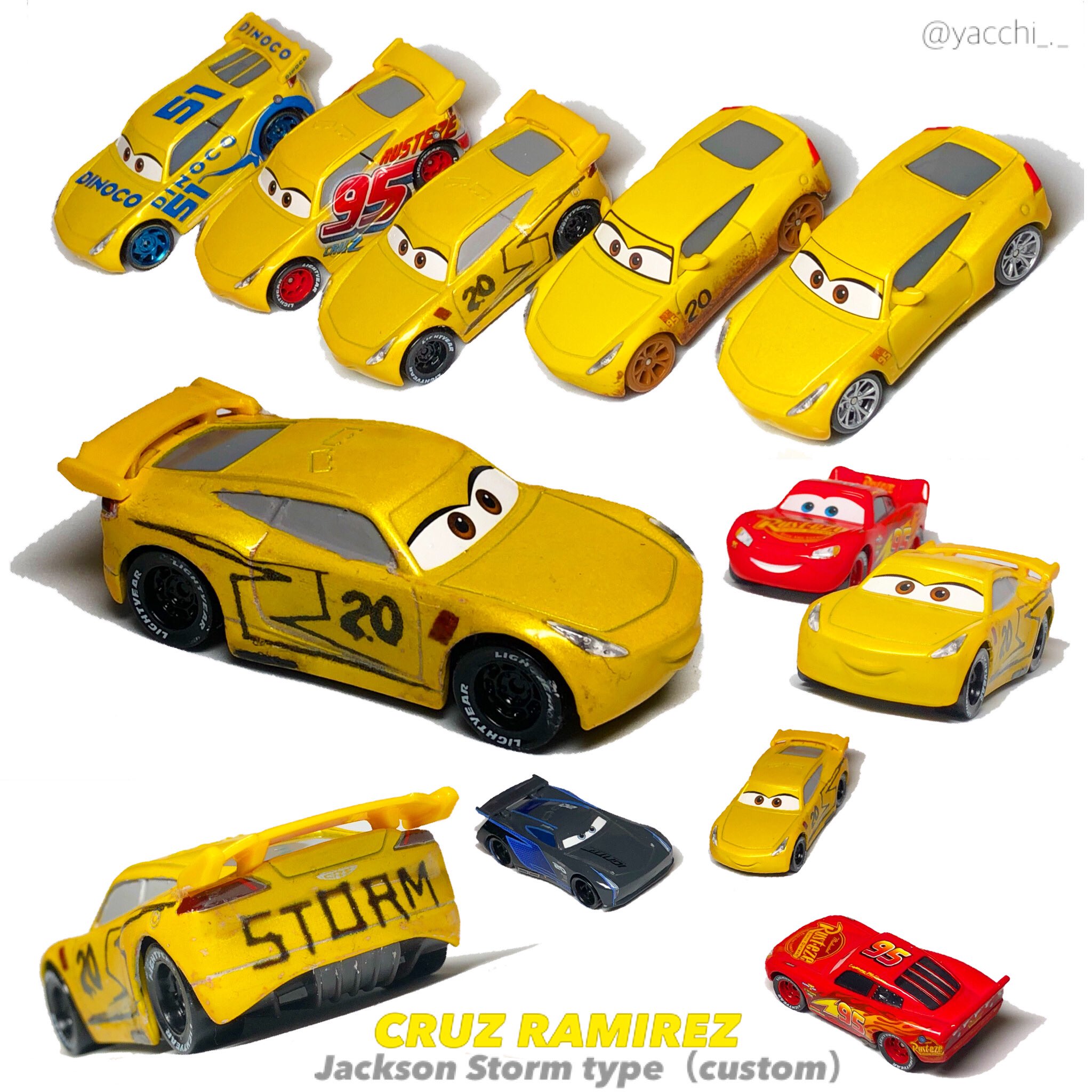 O Xrhsths Yacchi ミニカー垢 Sto Twitter Mattel Cars Cruz Ramirez Jackson Storm Type Customize マテル カイゾー 改造 クルーズラミレス クルーズラミレスジャクソンストームタイプ Mattel Customize Cruzramirez Cruzramirezjacksonstormtype