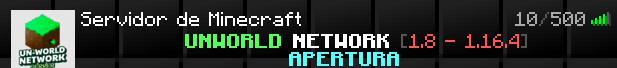¡UnWorld Network! 1.8 - 1.16.4 tweet media