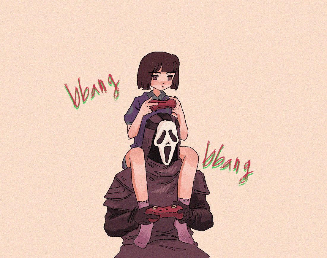 please1lookatme's tweet photo. 오랜만에 연성! #DBD #Ghostface https://t.co/GNaB5GoI0a
