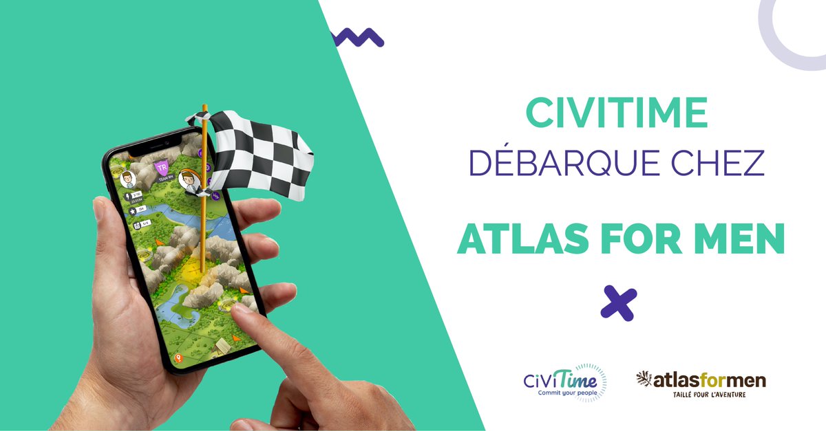 Civitime (@civi_time) on Twitter photo Le compte à rebours est lancé chez <a href="/atlas_for_men/">atlasformen</a> : c’est parti pour 4 semaines de #SeriousGame dédié à la #RSE !
En équipes et à raison de quelques minutes par jour, les collaborateurs partent à la découverte de la RSE à travers un parcours ludique et collaboratif ! Le compte à rebours est lancé chez <a href="/atlas_for_men/">atlasformen</a> : c’est parti pour 4 semaines de #SeriousGame dédié à la #RSE !
En équipes et à raison de quelques minutes par jour, les collaborateurs partent à la découverte de la RSE à travers un parcours ludique et collaboratif !