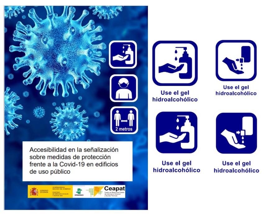Nueva publicación de <a href="/ceapat/">Ceapat, Imserso</a> sobre #Accesibilidad en la señalización sobre medidas de protección frente a la Covid-19 en edificios de uso público. Incluye Anexos para la descarga de los pictogramas y la cartelería. 
Accede a la publicación en: cutt.ly/Fj7qtxL
#100%CEAPAT