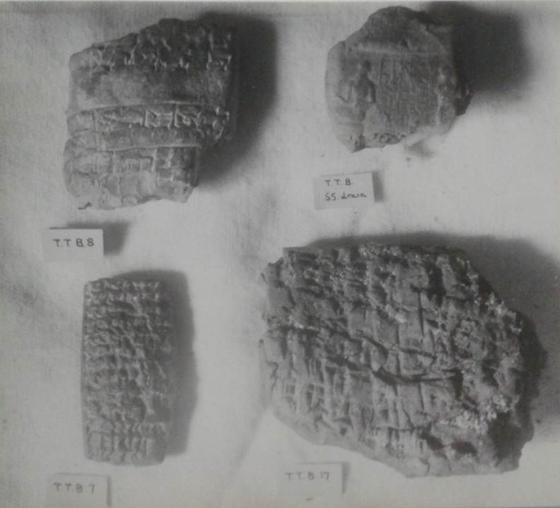 Over 100 years ago, it was discovered that firing tablets could help stabilise them. Once fired, the tablets could be soaked in water to remove the salts. Sometimes this firing was done on excavation (seen here at Ur, 1920s), at other times it was done in museums.