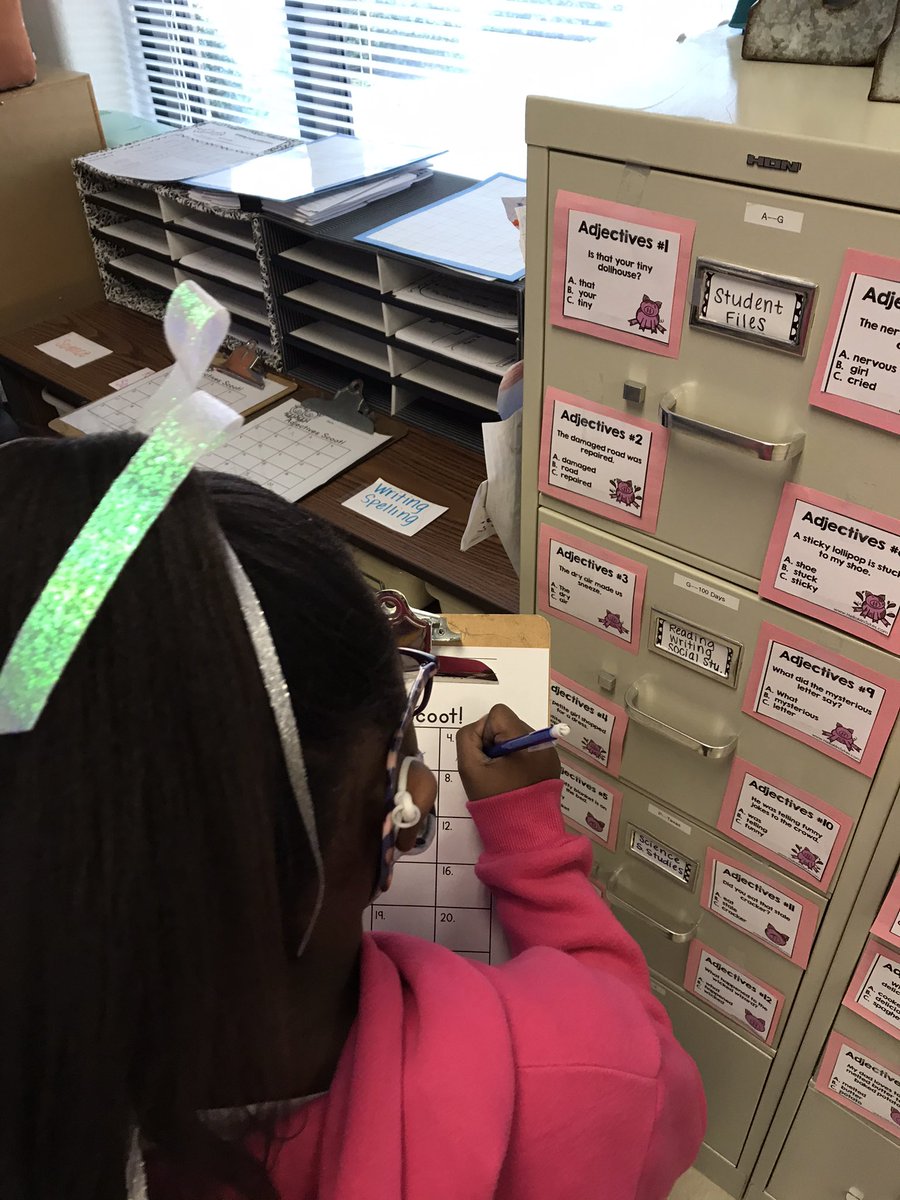 Mrs_PughsPals's tweet photo. Stations don’t have to be boring to be safe! We can maintain social distancing and still make learning fun!
#ReadingStations #ThePonyWay @LewisvilleES https://t.co/XkKQHfo65q
