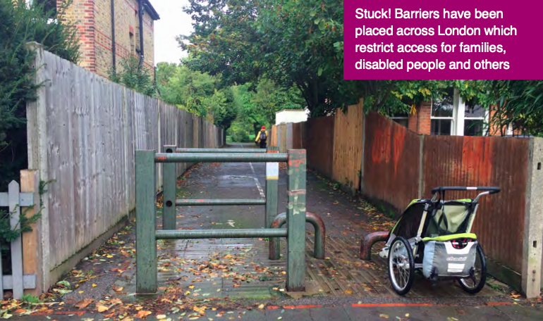 7. Remove the bullshit and totally discriminatory access barriers that stop people with prams, wheelchairs, or bikes from getting where they want to go. The mayor can absolutely get rid of those.