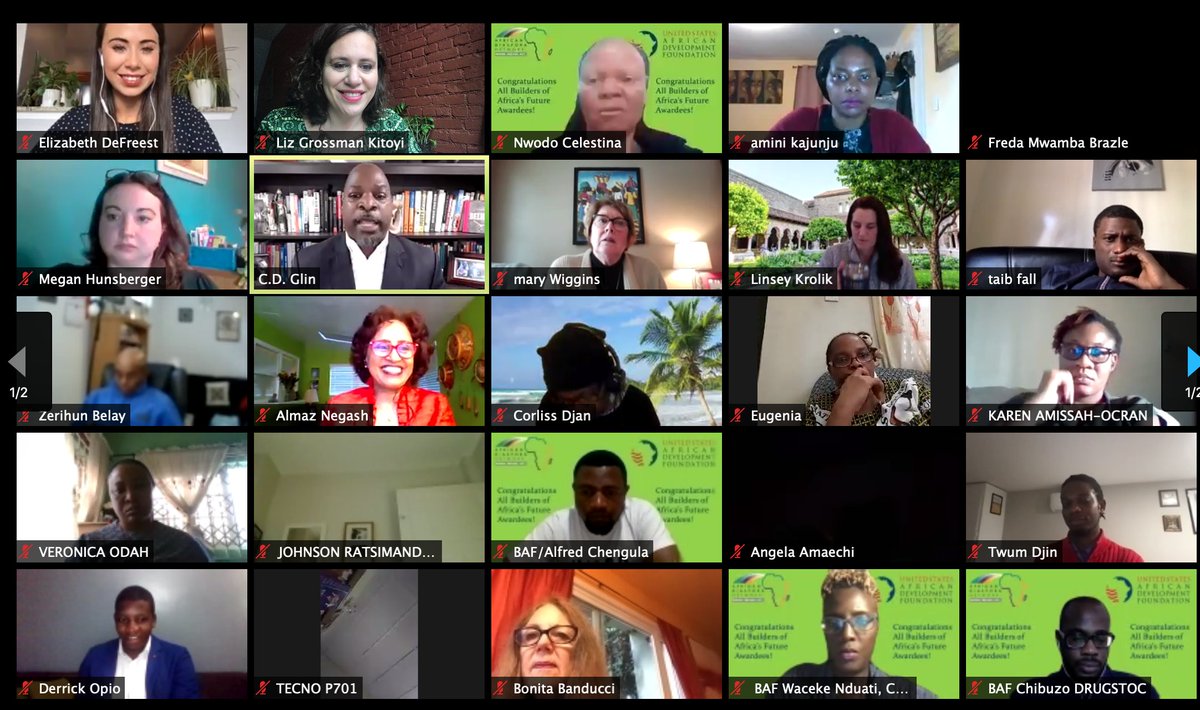 AfricanDNetwork's tweet photo. Kicking off with the keynote by @cdglin  @USADF !  #celebratebaf https://t.co/WFaozS9U5g