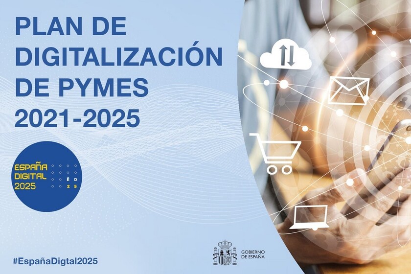 pymesyautonomos's tweet photo. El Gobierno presenta su Plan de Digitalización de Pymes: 4.656 millones de euros que quieren alcanzar a 1,5 millones de Pymes https://t.co/2cOswMRxPd https://t.co/3xpjilHztN