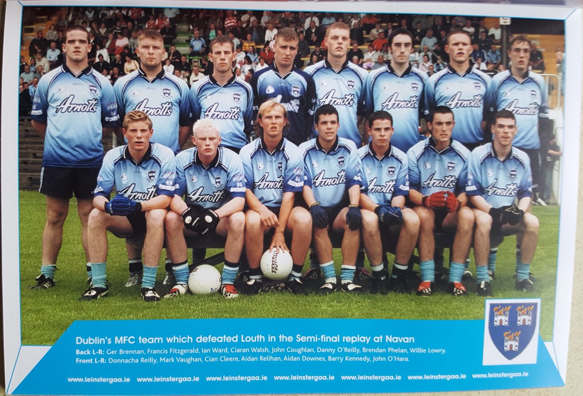 GaaCollector's tweet photo. The Dublin Minor team 2003 Leinster Final winners. #gaa #gaaprogrammes #gaacollector https://t.co/nMrSQYGDtP