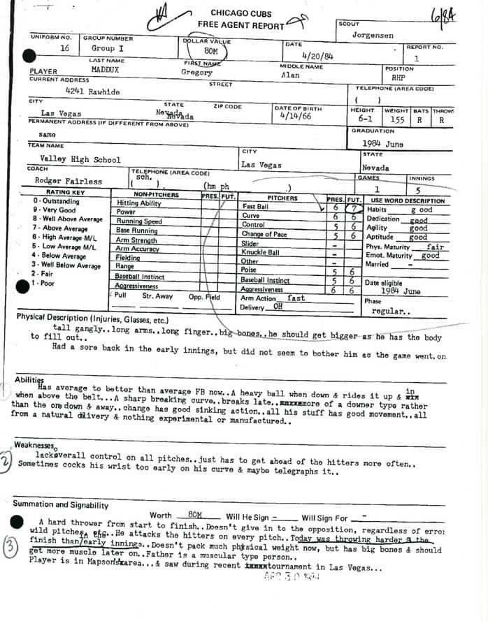“Hard thrower. Better than average fastball but lacks overall control.”That’s obviously not gonna play. Wait...what’s the kids name again?